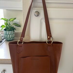 Portland Leather Tan Tote Bag
